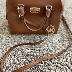 Michael Kors Tan Leather Satchel